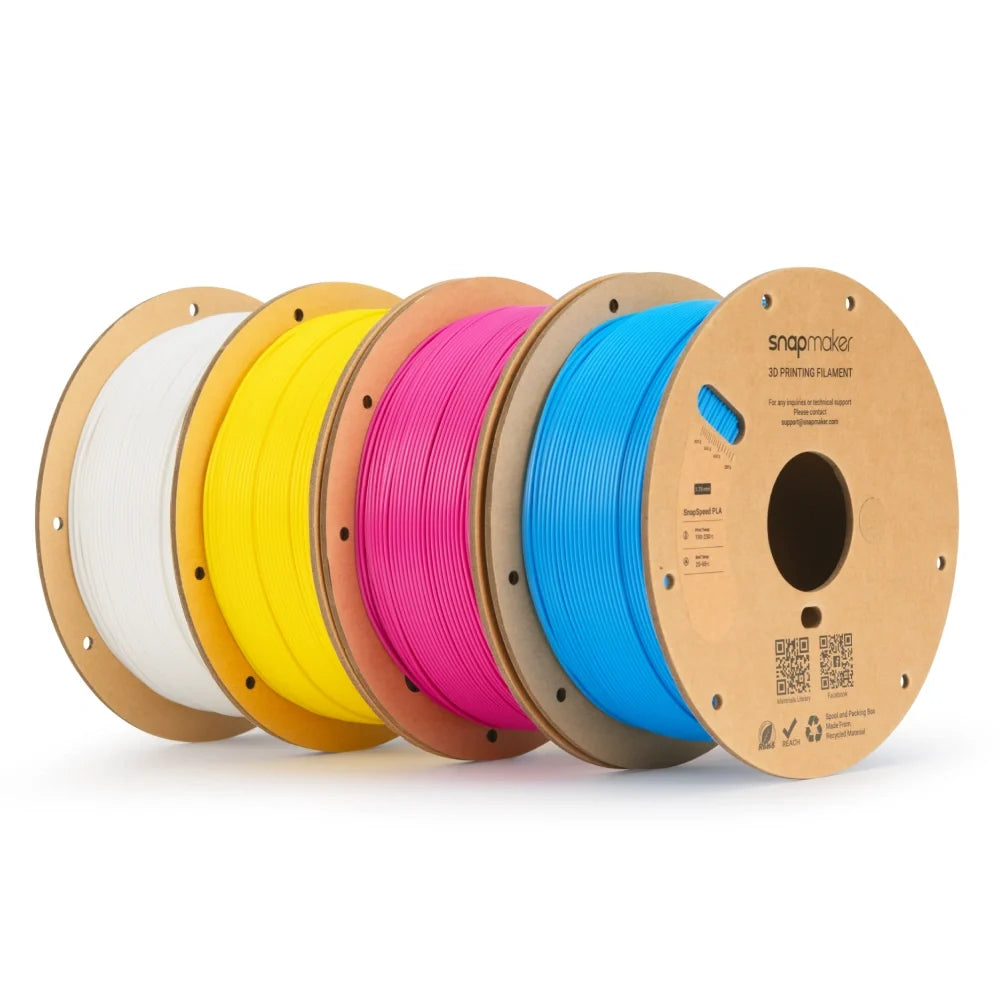 Lot de filaments SnapSpeed PLA CMYK Lithophane (4 kg, RFID)