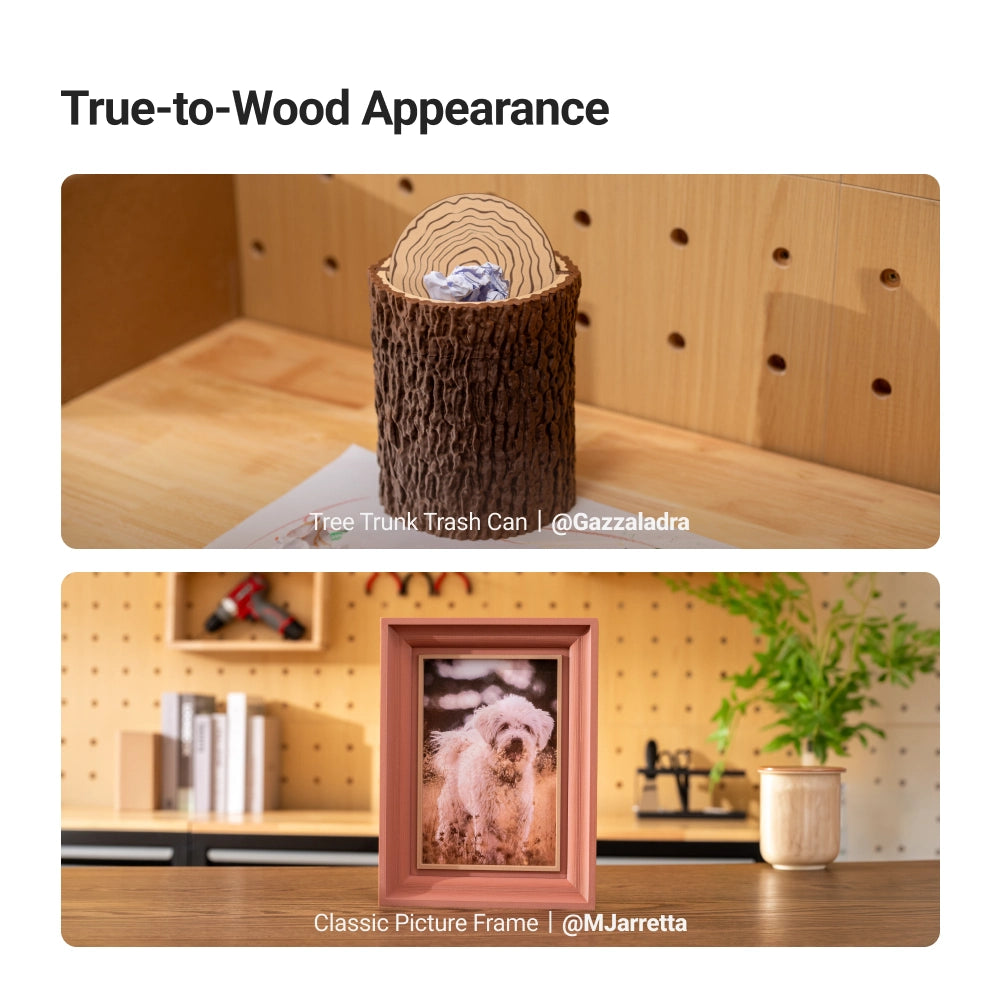 Wood PLA Filament (RFID) - 1kg