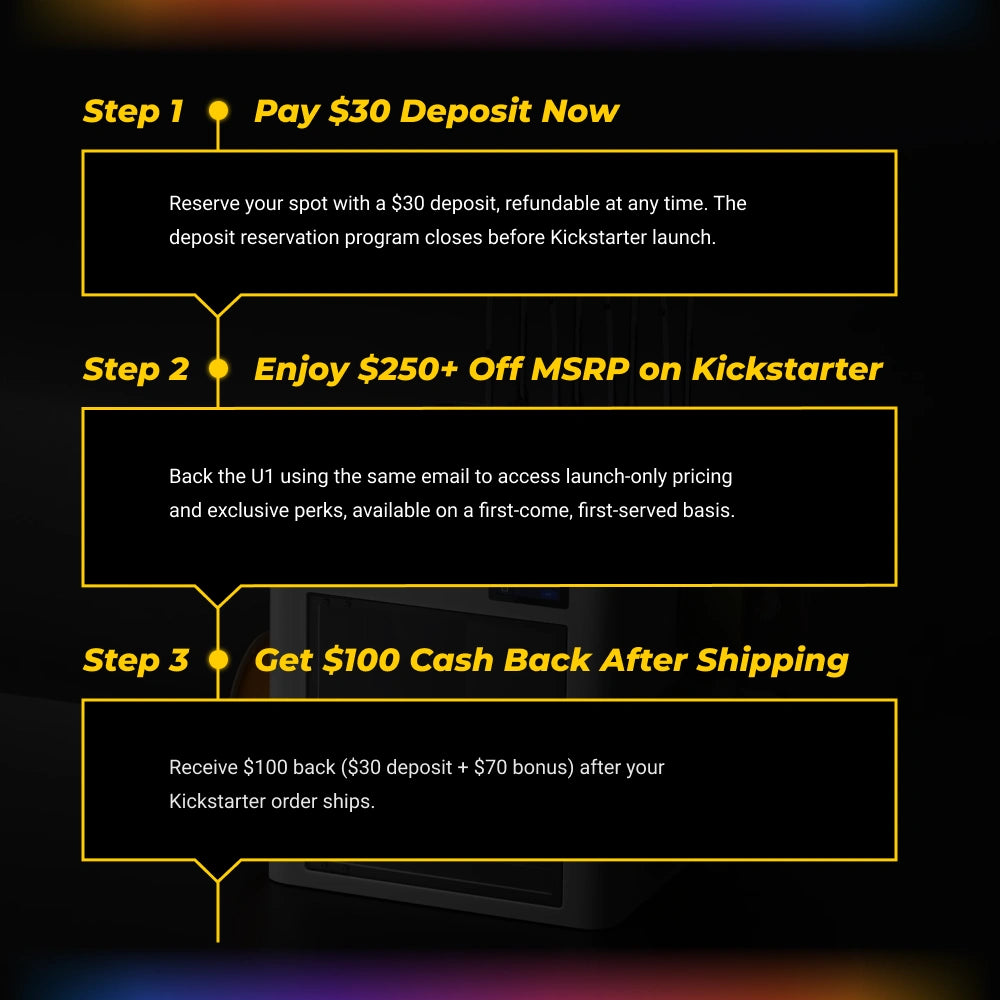 Snapmaker U1 Reservation Deposit