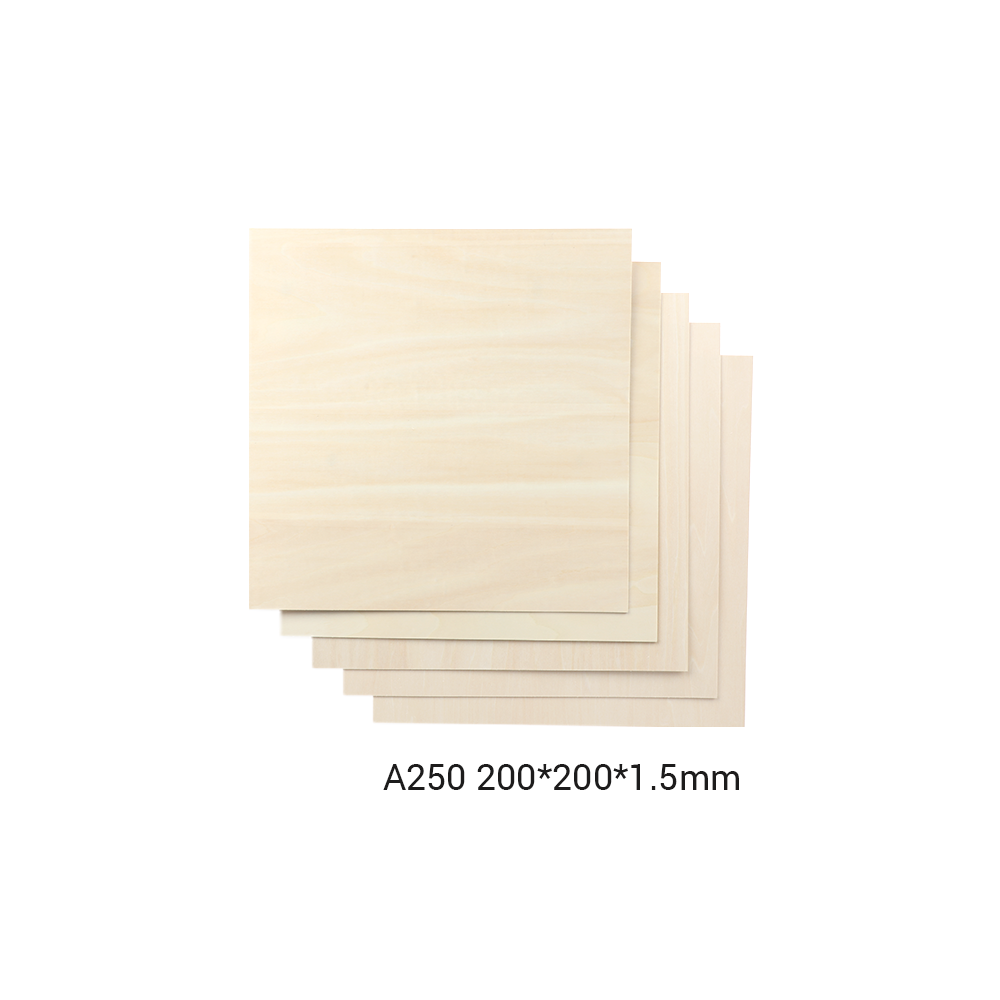 Basswood Sheet for Snapmaker 2.0 (5-Pack)